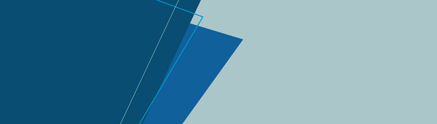 RevGen Partners header image with navy and blue rectangles